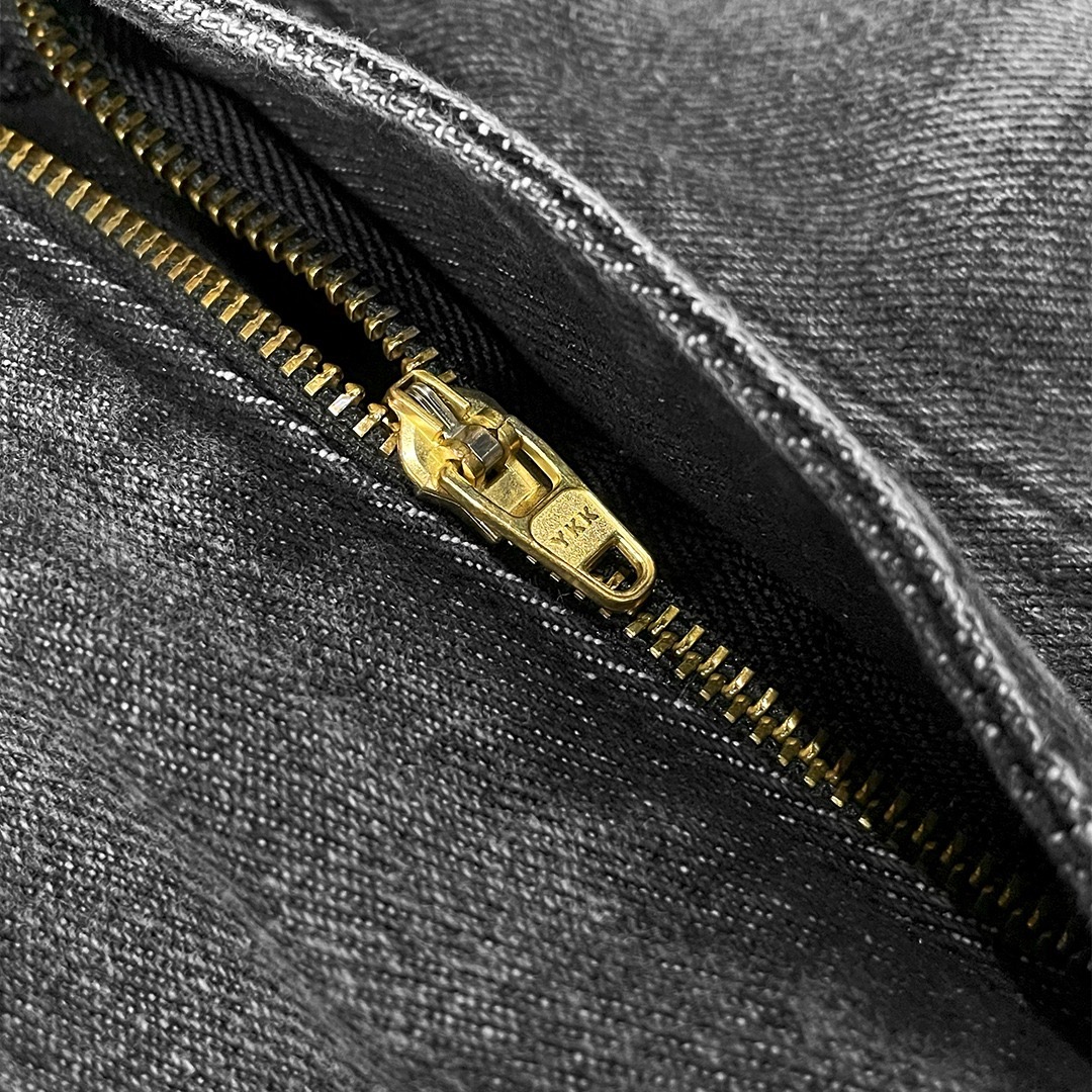 BAGGY JEANS GREYWASH HOLEVISION