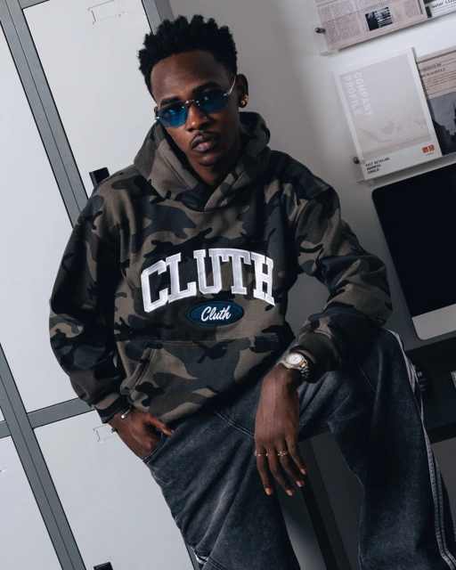 Image of CAMO HOODIE CLUTHVISION