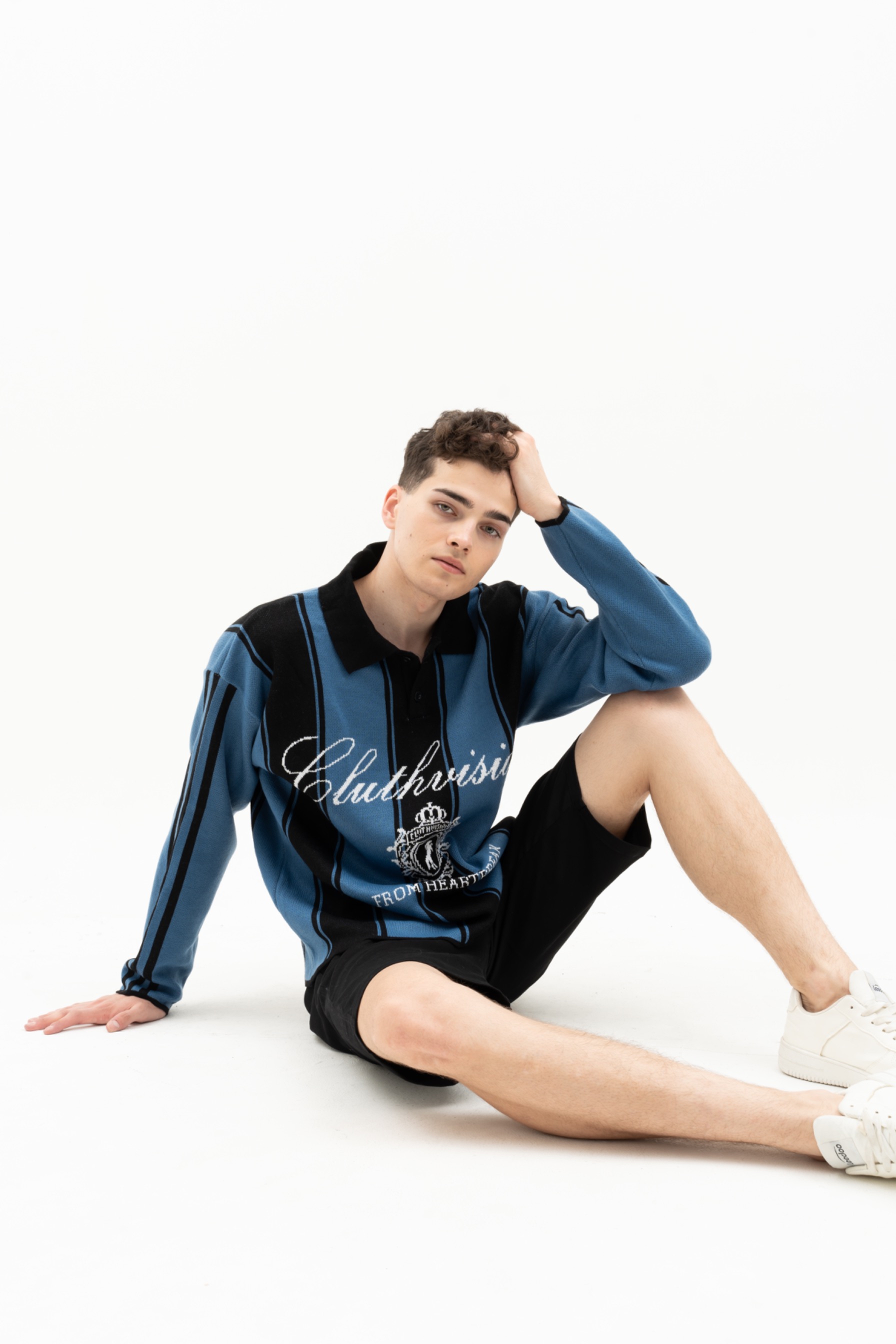 KNITWEAR DENIM BLUE ROYAL GLORY
