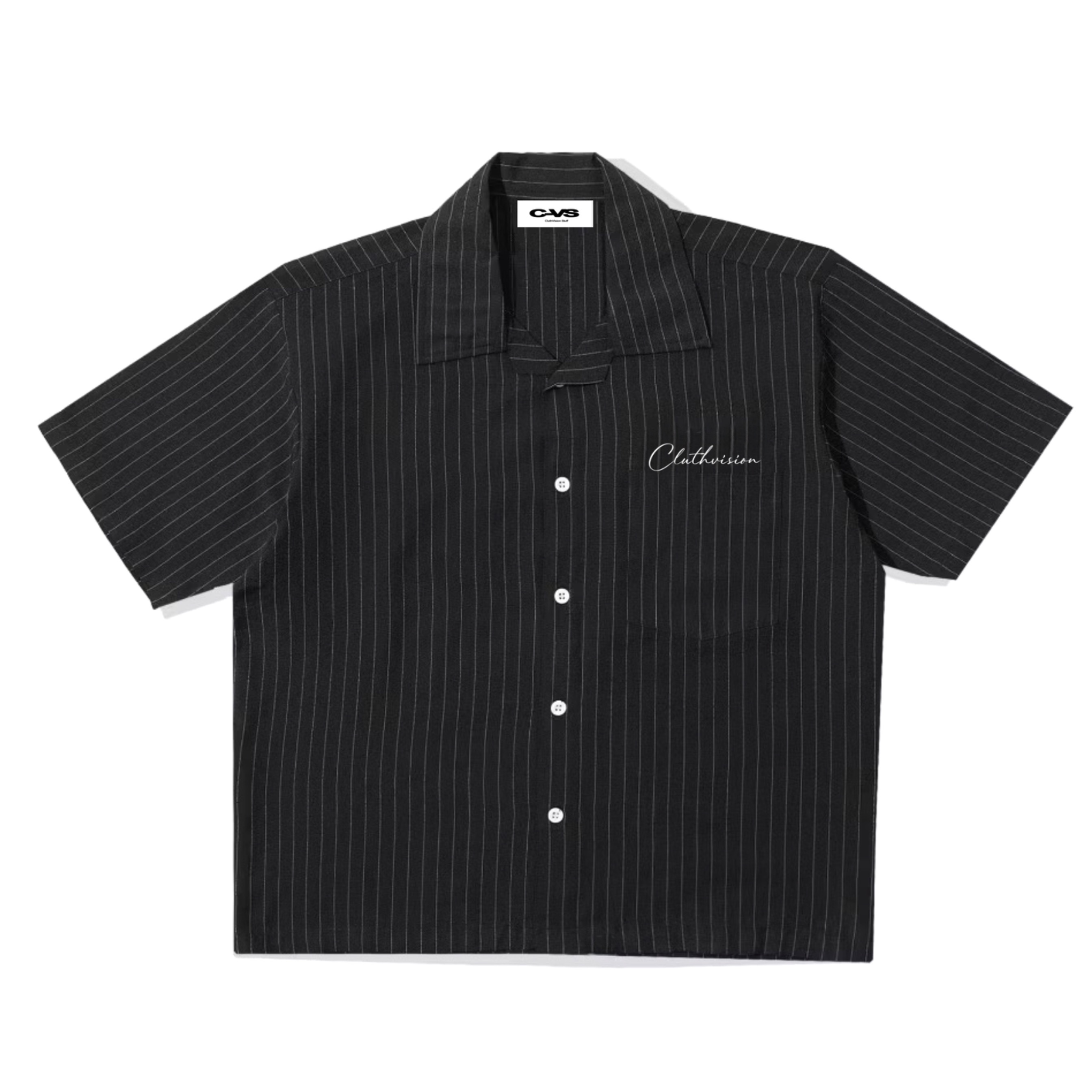 SHIRT BLACK BOXY CLUTHVISION 