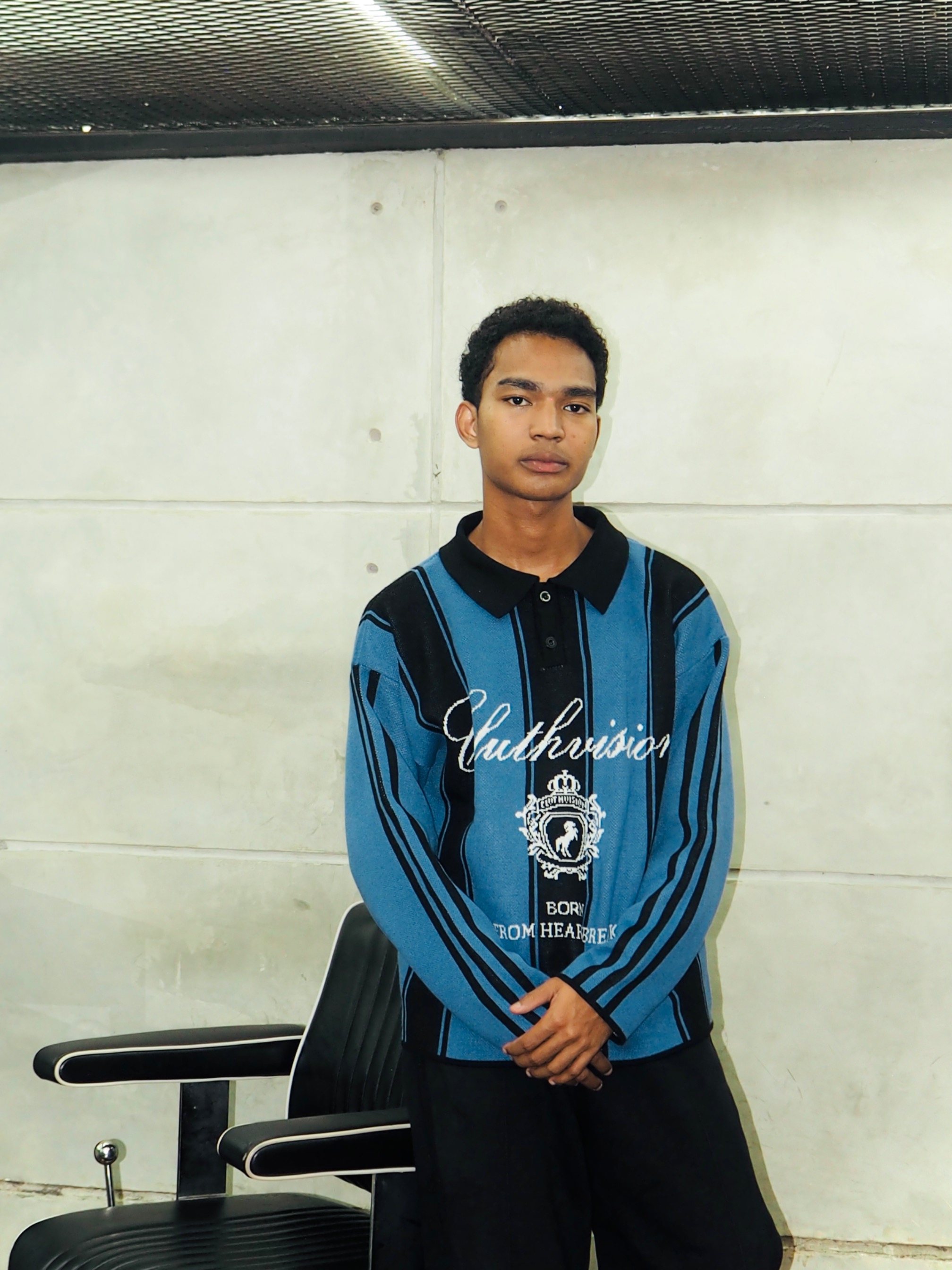 KNITWEAR DENIM BLUE ROYAL GLORY