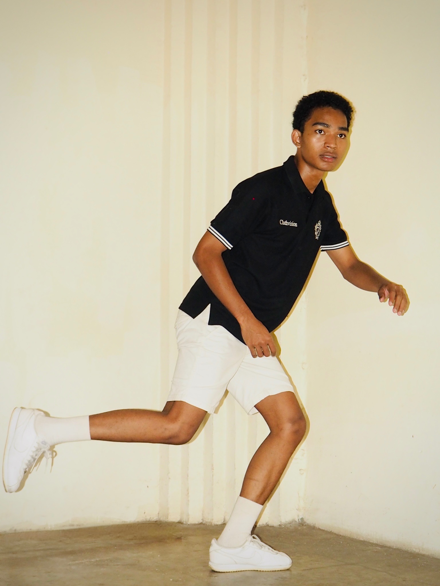 POLOSHIRT ROYAL GLORY BLACK
