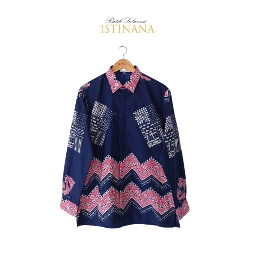 Image of Kemeja Motif Cap "Catur Phinisi"