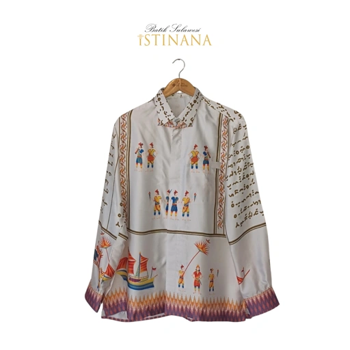 Image of Kemeja Motif The Script (Lagaligo)