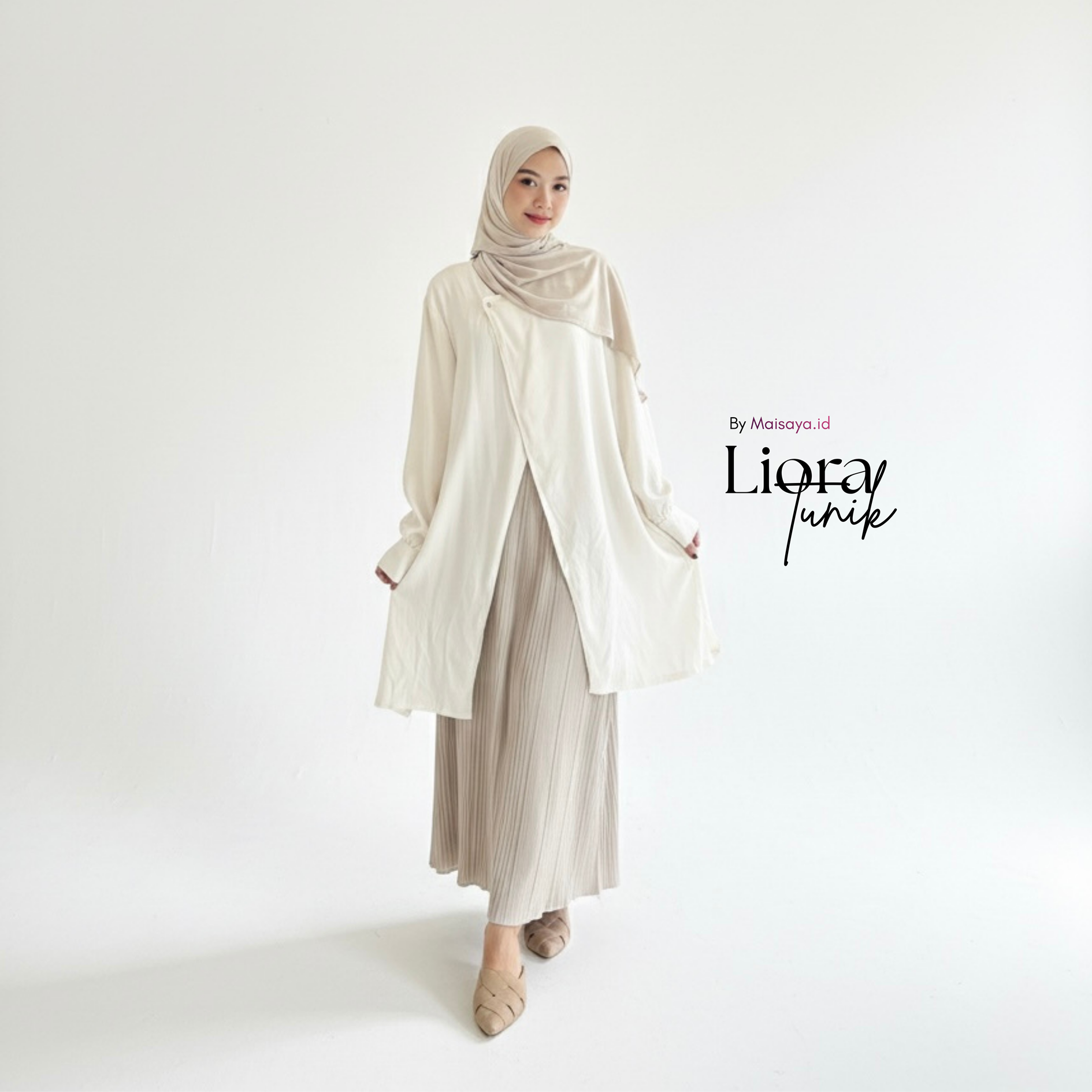 Liora Tunik Rayon Jacquard by MAISAYA.ID