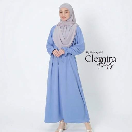 Clemira Dress Yoryu Crinkle by MAISAYA.ID