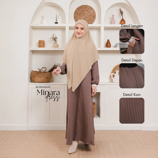 Minara Dress Stripe by MAISAYA.ID