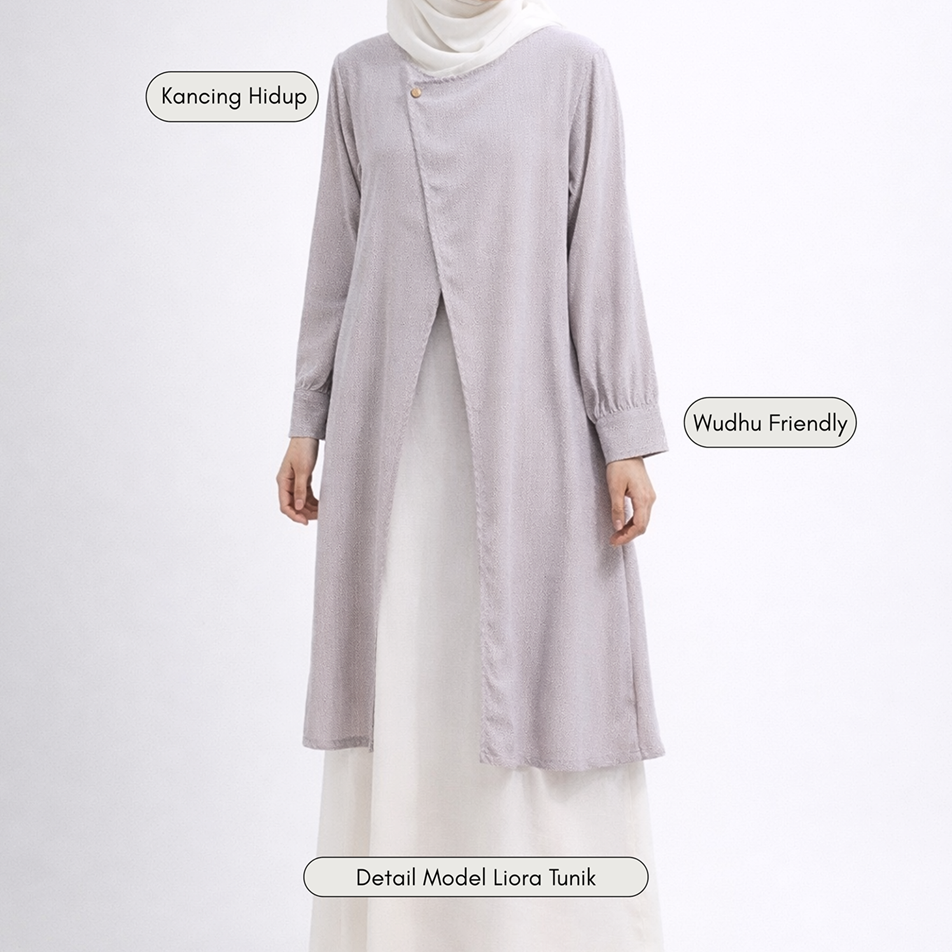 Liora Tunik Rayon Jacquard by MAISAYA.ID