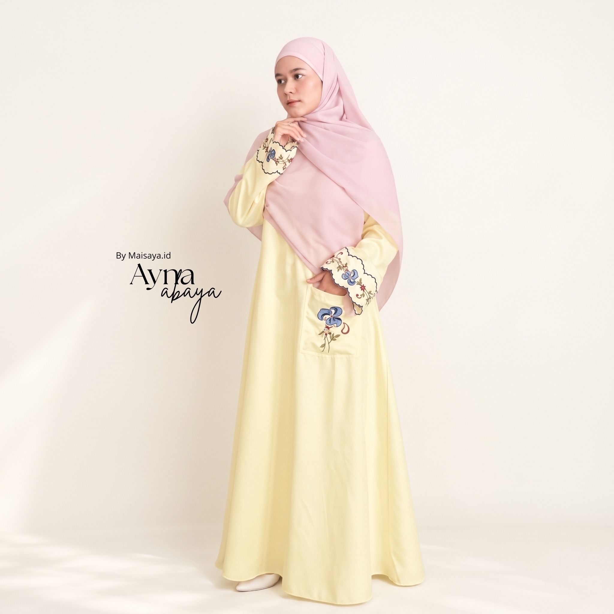 Ayna Dress (Petite Series) - Soft Suede Polos by MAISAYA.ID