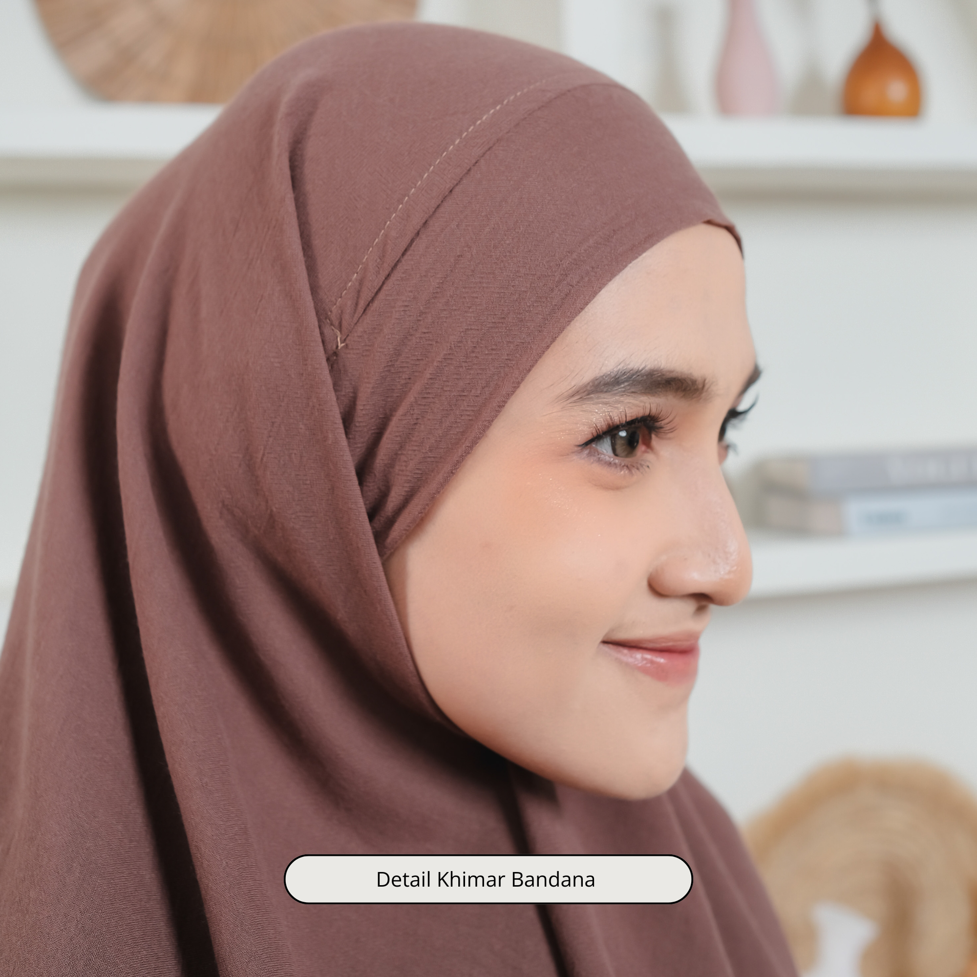 KHIMAR BANDANA by MAISAYA - Segitiban (Segitiga Bandana) Bahan Arabian Voile & Viscose Syar'i