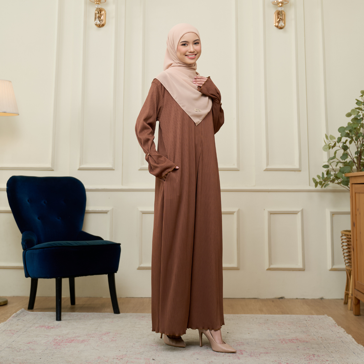 Shaumi Dress Knit Paris Viona by MAISAYA.ID