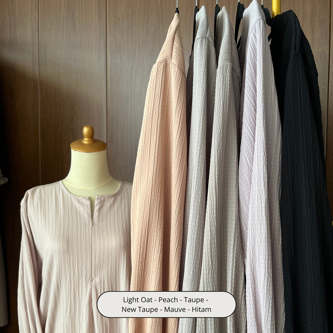 Nora Dress Viscose Dobby Crinkle by MAISAYA.ID
