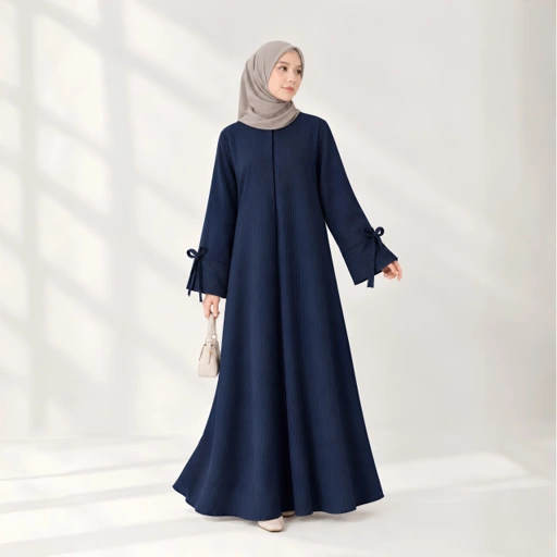 Zayna Abaya Stripe by MAISAYA.ID