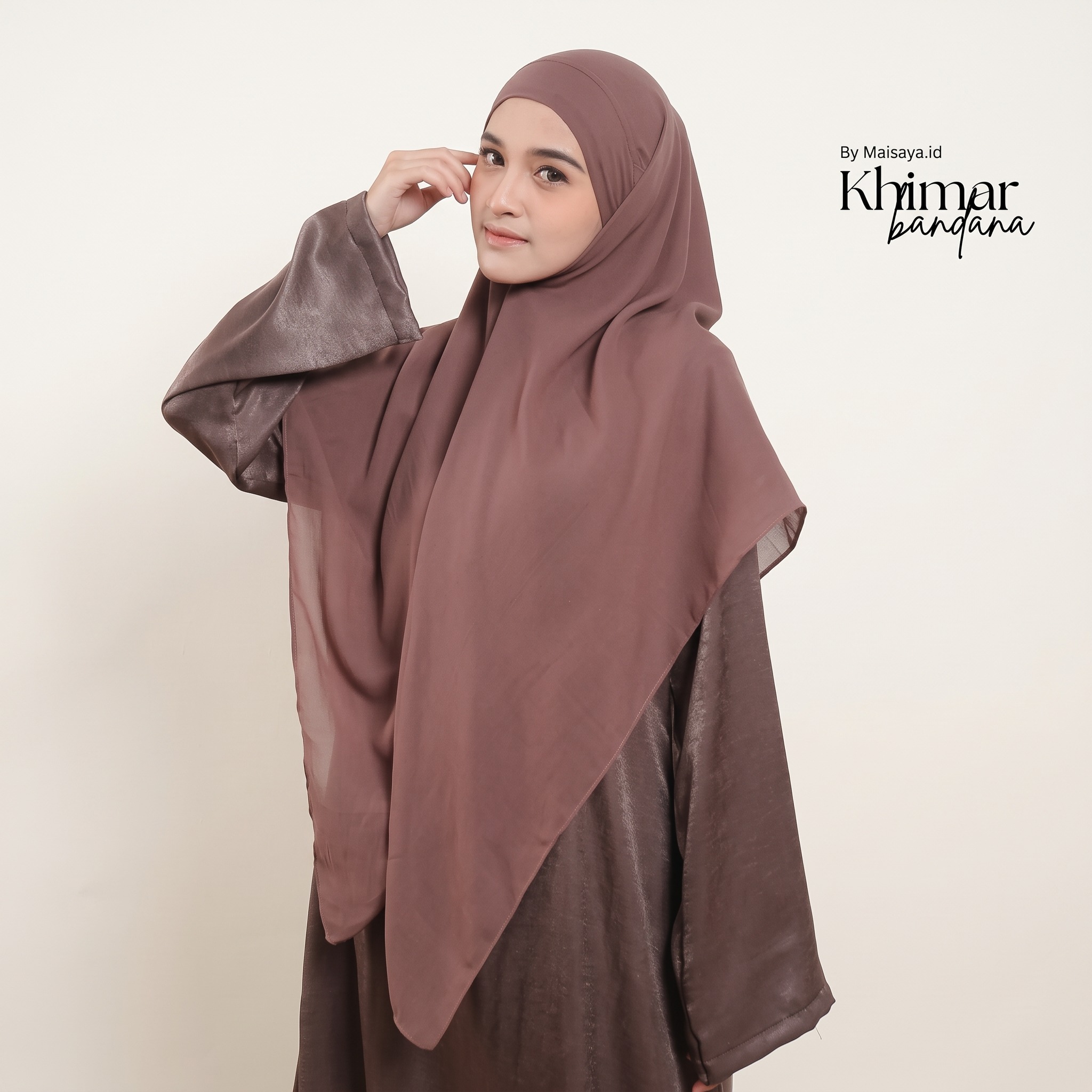 KHIMAR BANDANA by MAISAYA - Segitiban (Segitiga Bandana) Bahan Arabian Voile & Viscose Syar'i