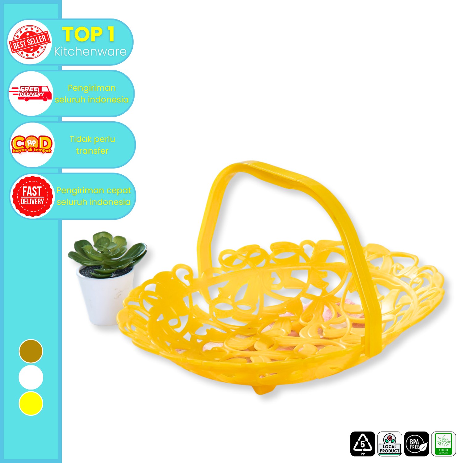 CPM Alpha Tempat Buah Dengan Handle / Keranjang Buah