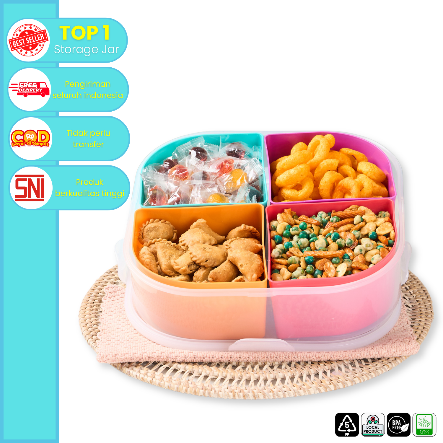 CPM Multipurpose Minoru Storage Kotak Set