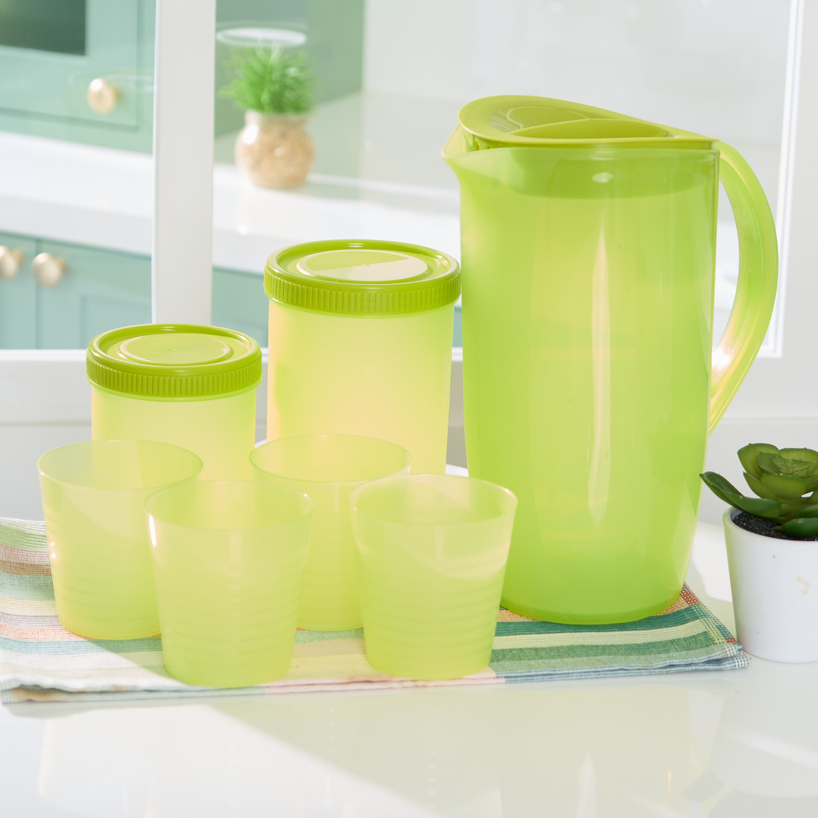 CPM Teko Tokio Set Of 7 Pcs Teko Dan Set Toples Ungu