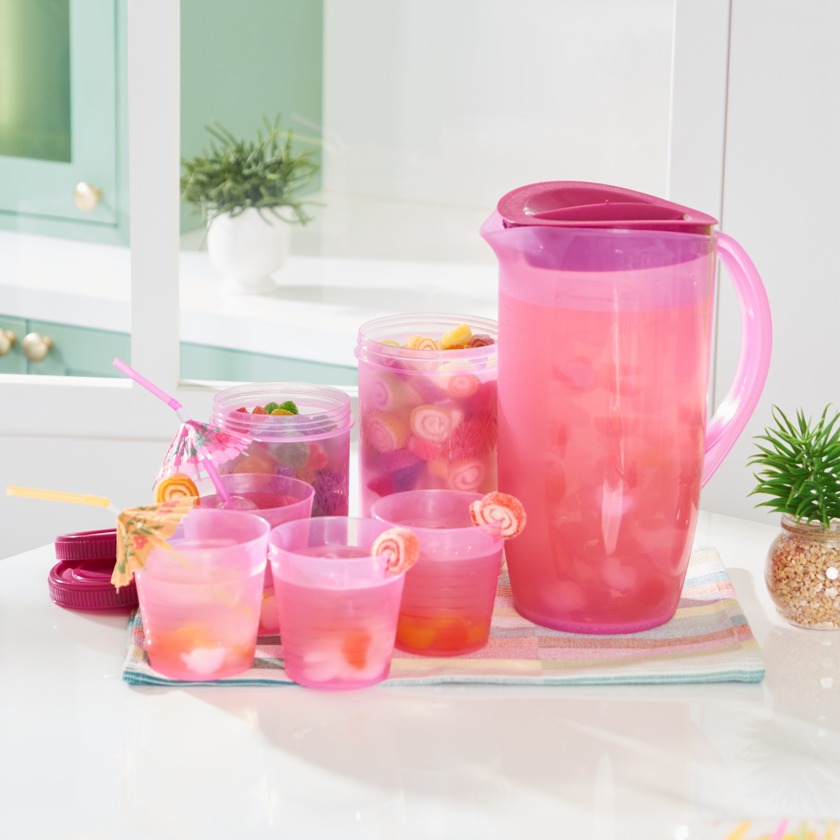 CPM Teko Tokio Set Of 7 Pcs Teko Dan Set Toples Ungu