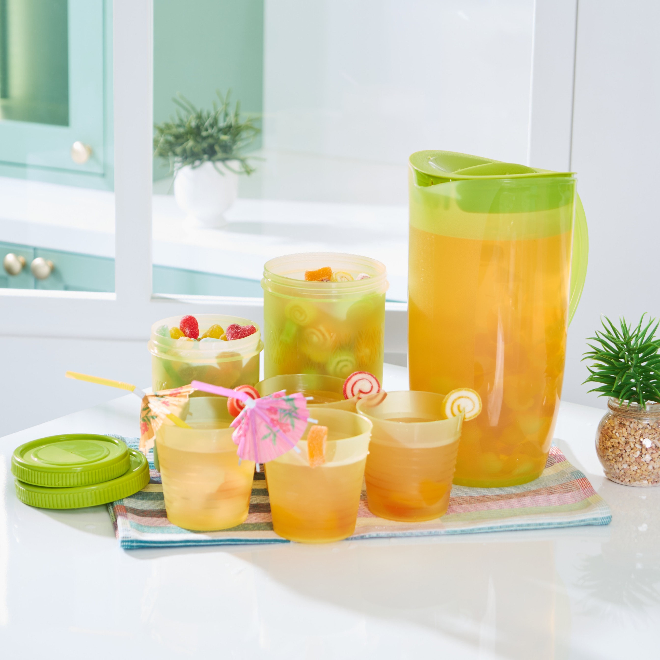 CPM Teko Tokio Set Of 7 Pcs Teko Dan Set Toples Ungu