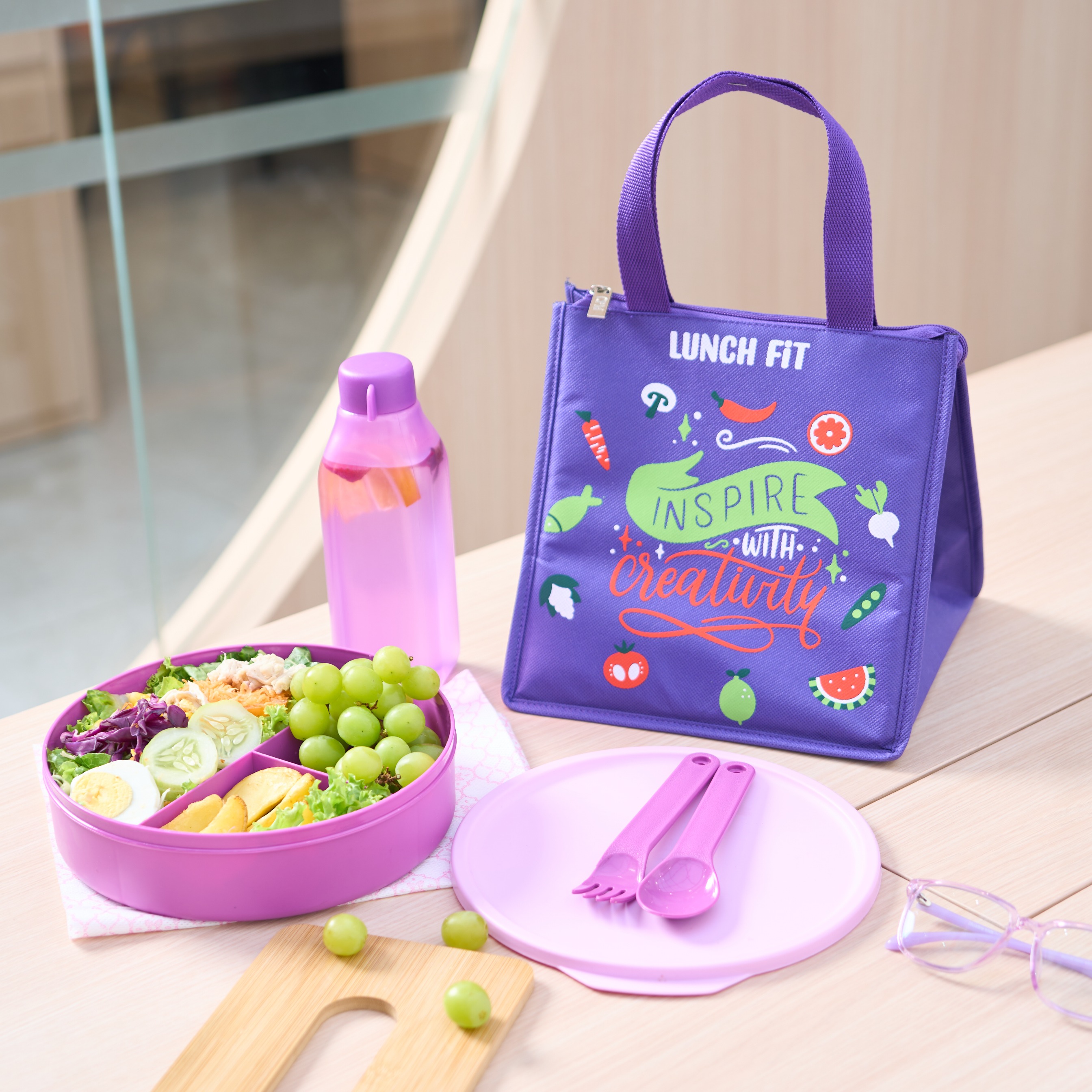 CPM Zarina Lunch Bag Set Of 4 Pcs / Tas Bekal Set