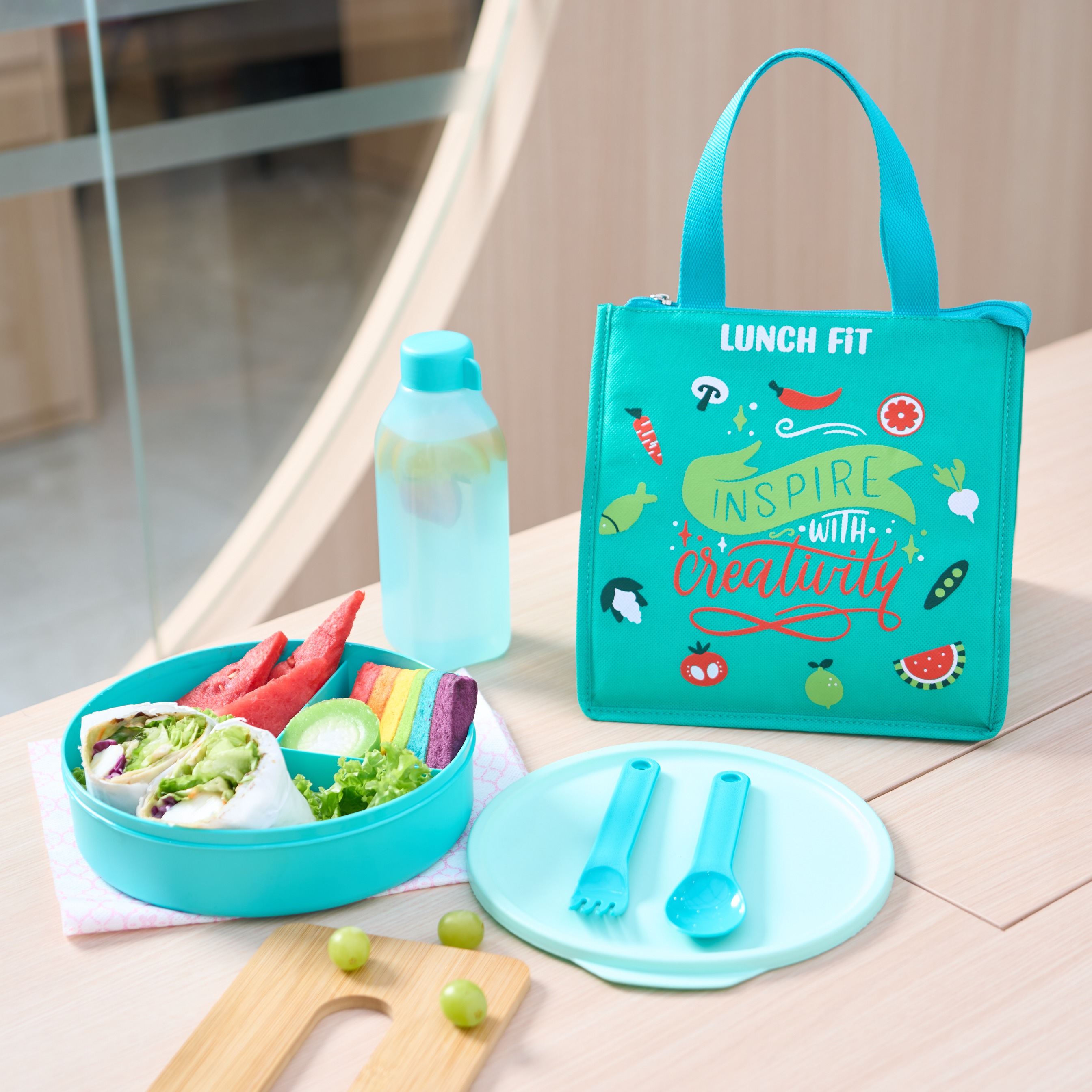 CPM Zarina Lunch Bag Set Of 4 Pcs / Tas Bekal Set