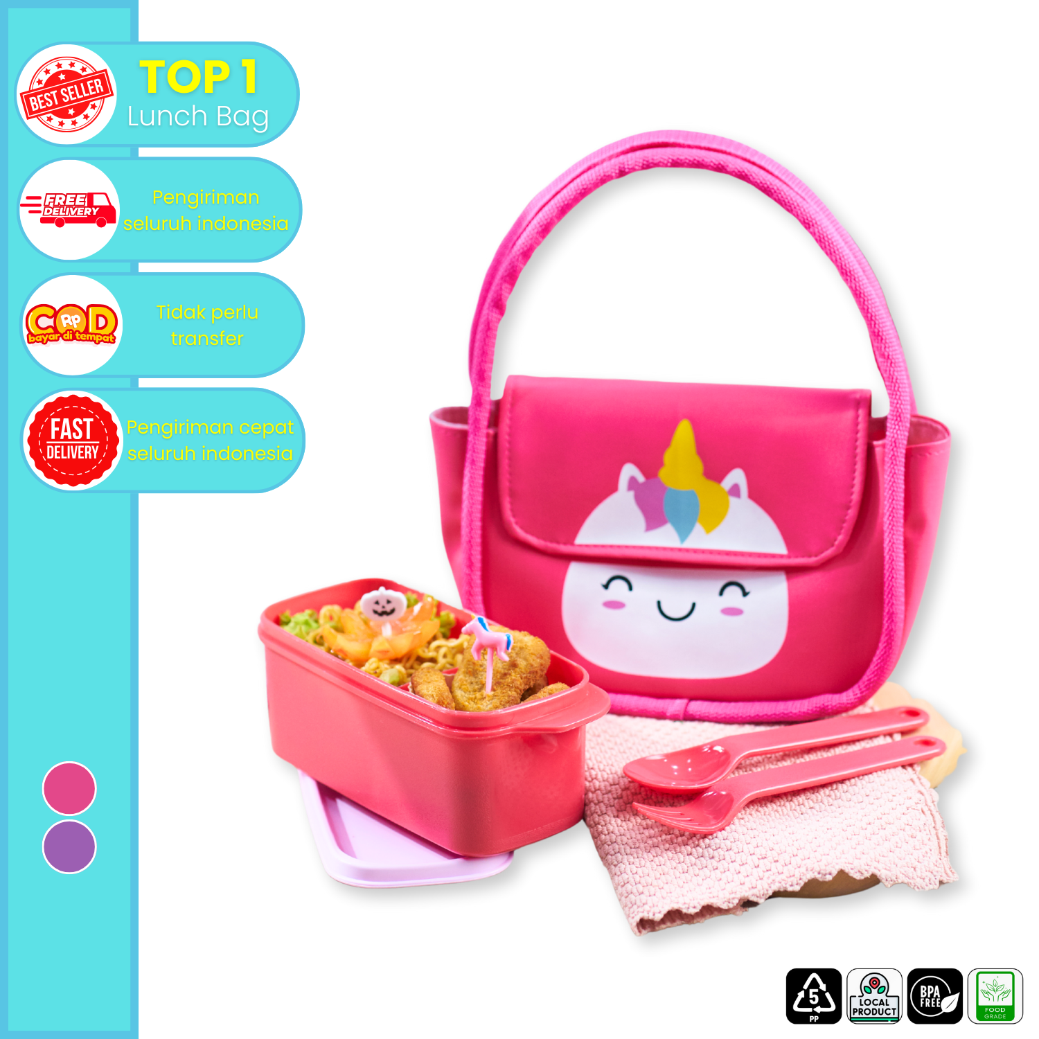 CPM LAYOLA SET OF 3/LUNCH BAG SET