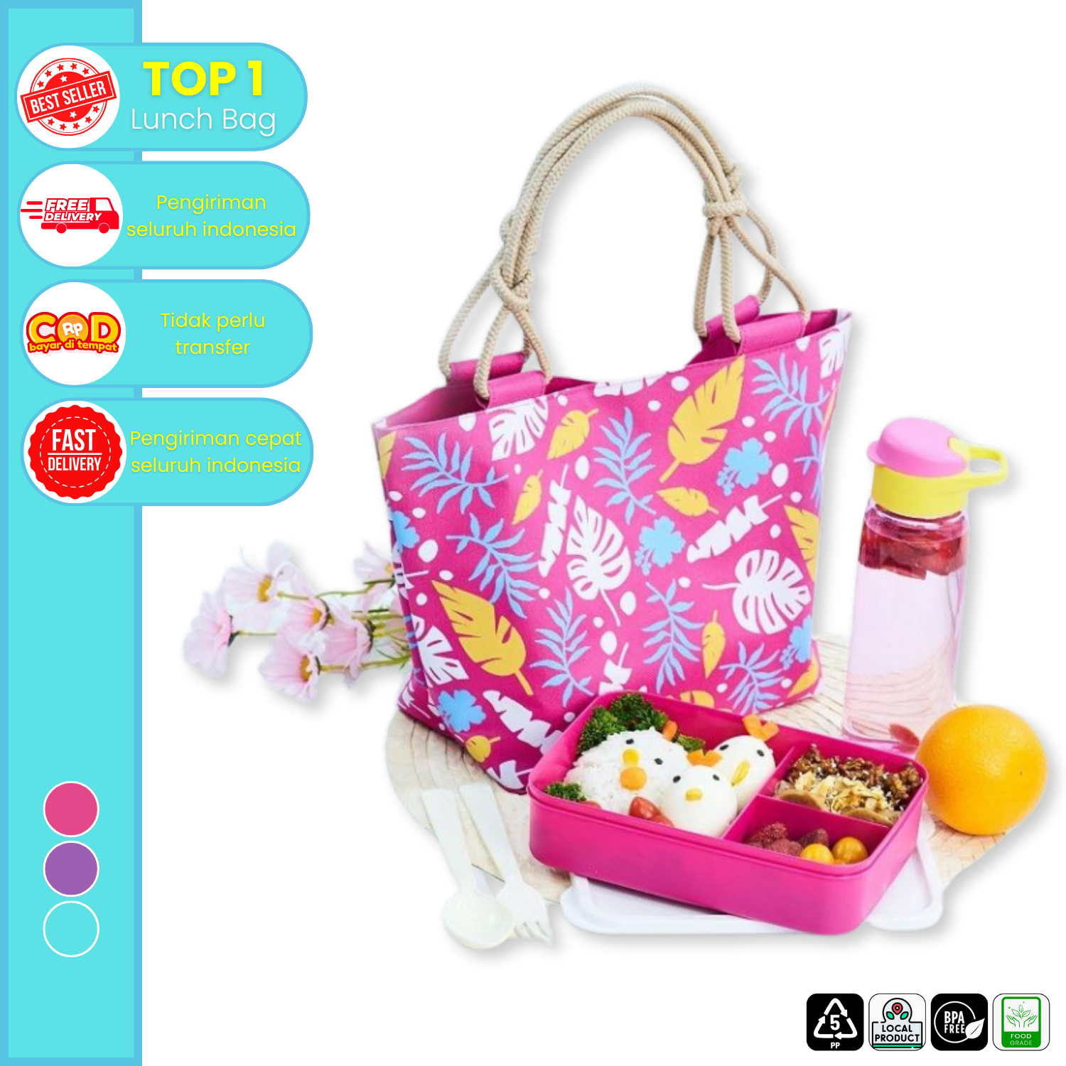 CPM Yumi Monstera Set Of 4 Pcs