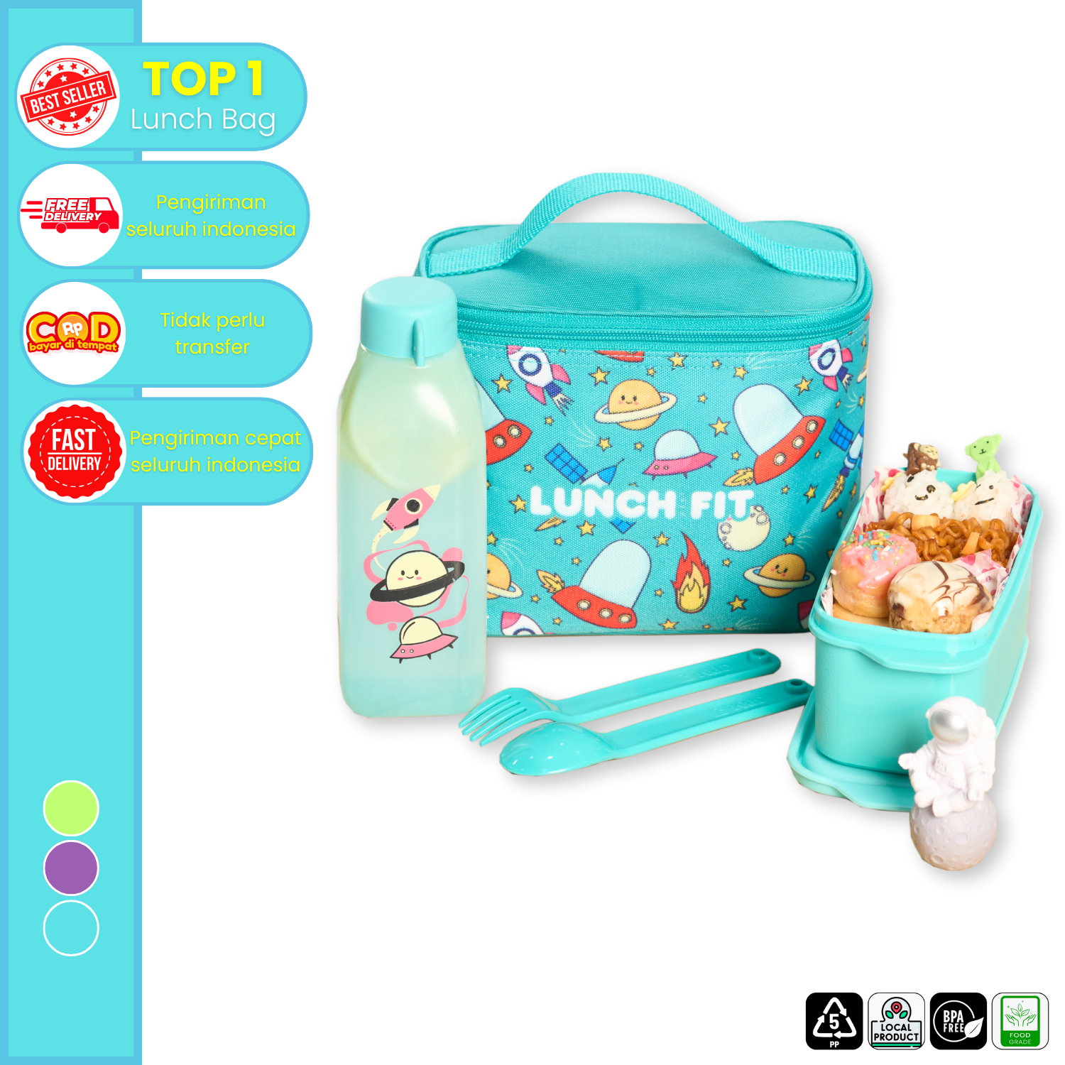 CPM New Jennie Lunch Fit Lunch Bag set Of 4 Pcs