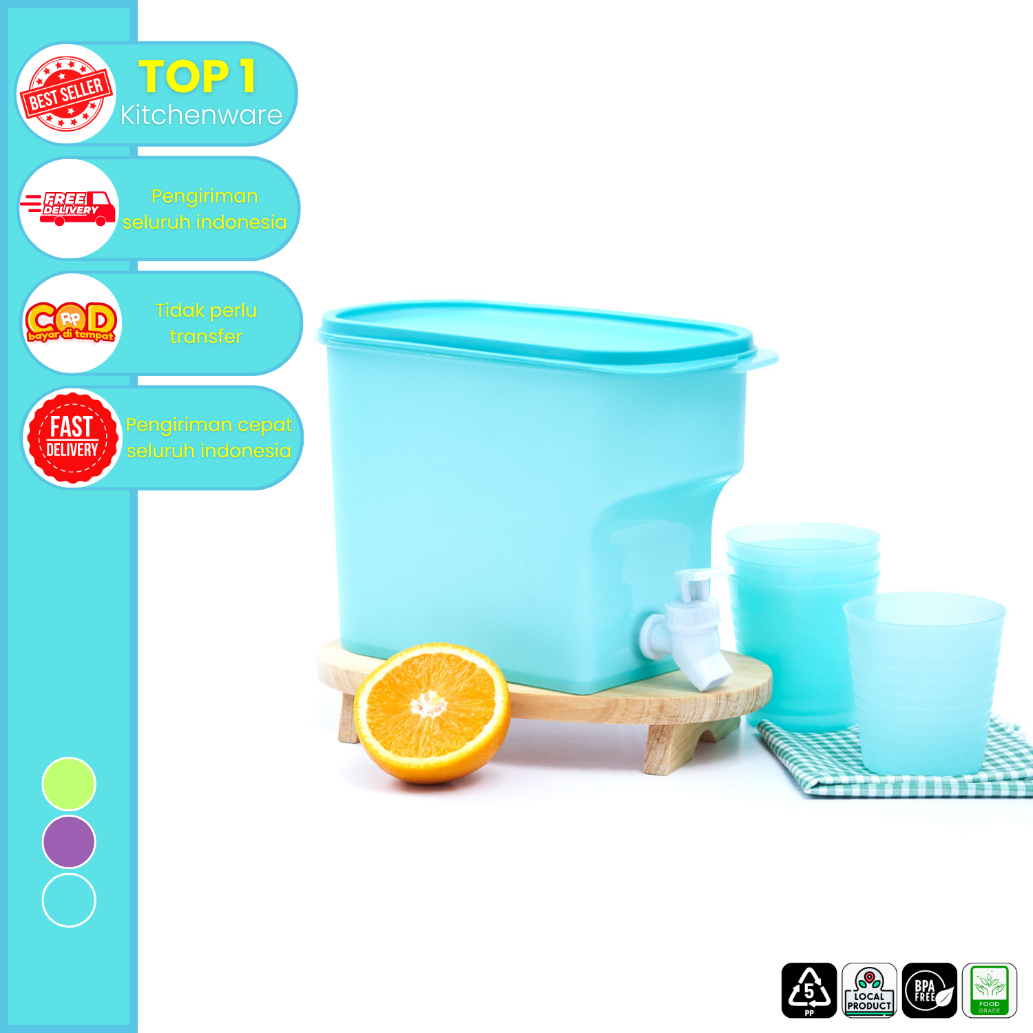 CPM Izumi Water Dispenser set of 5 Pcs pengiriman dengan dus