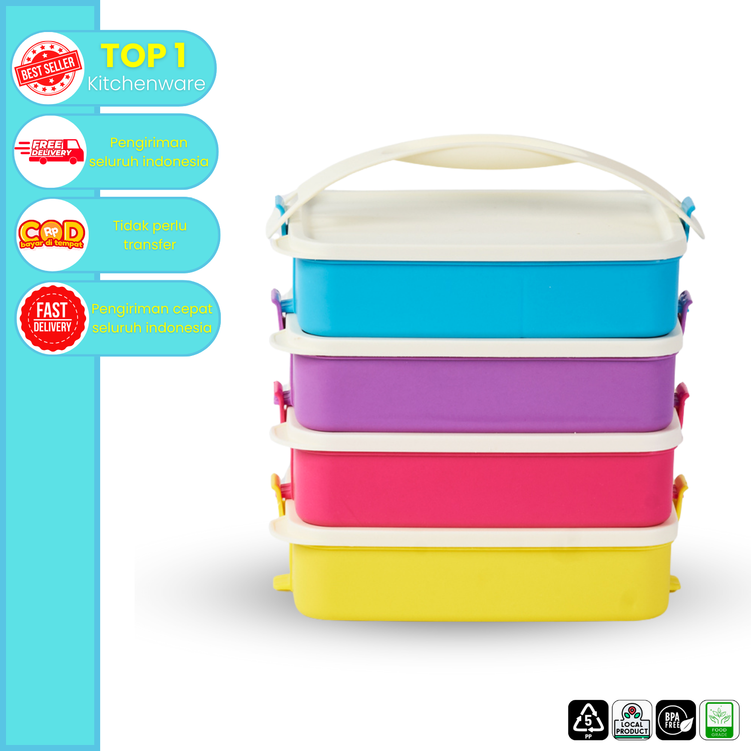CPM Rantang Deluxe 4 Susun