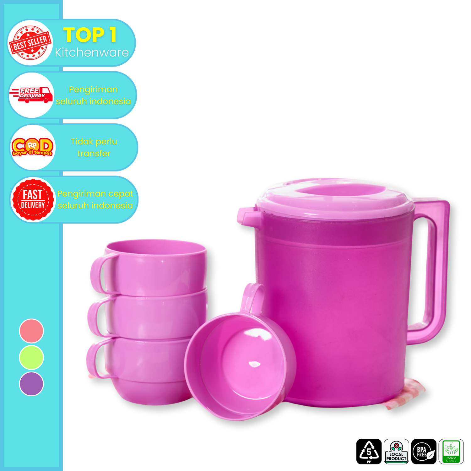 CPM Teko Lisa Set of 5 Pcs