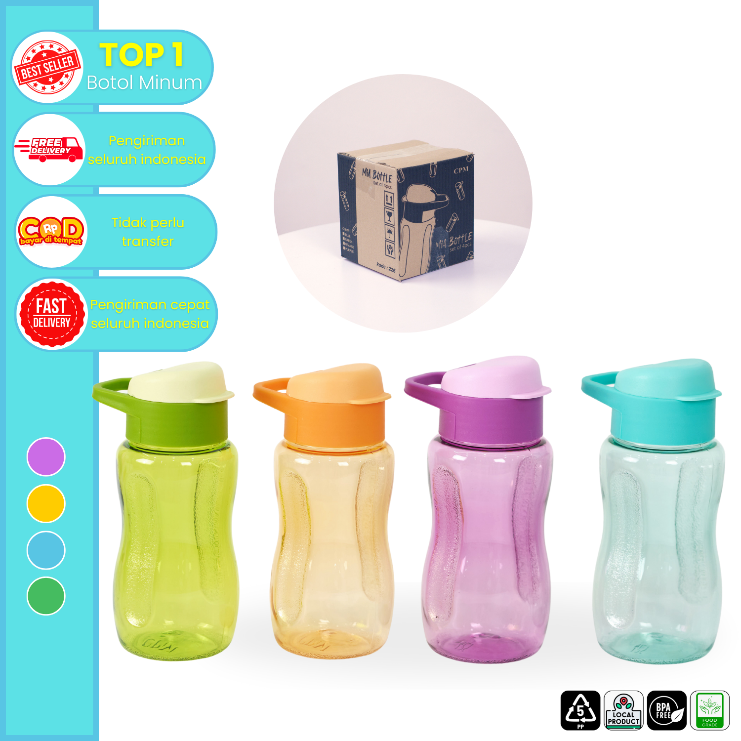 CPM Bottle mia 350 ml 1 pcs/bottle
