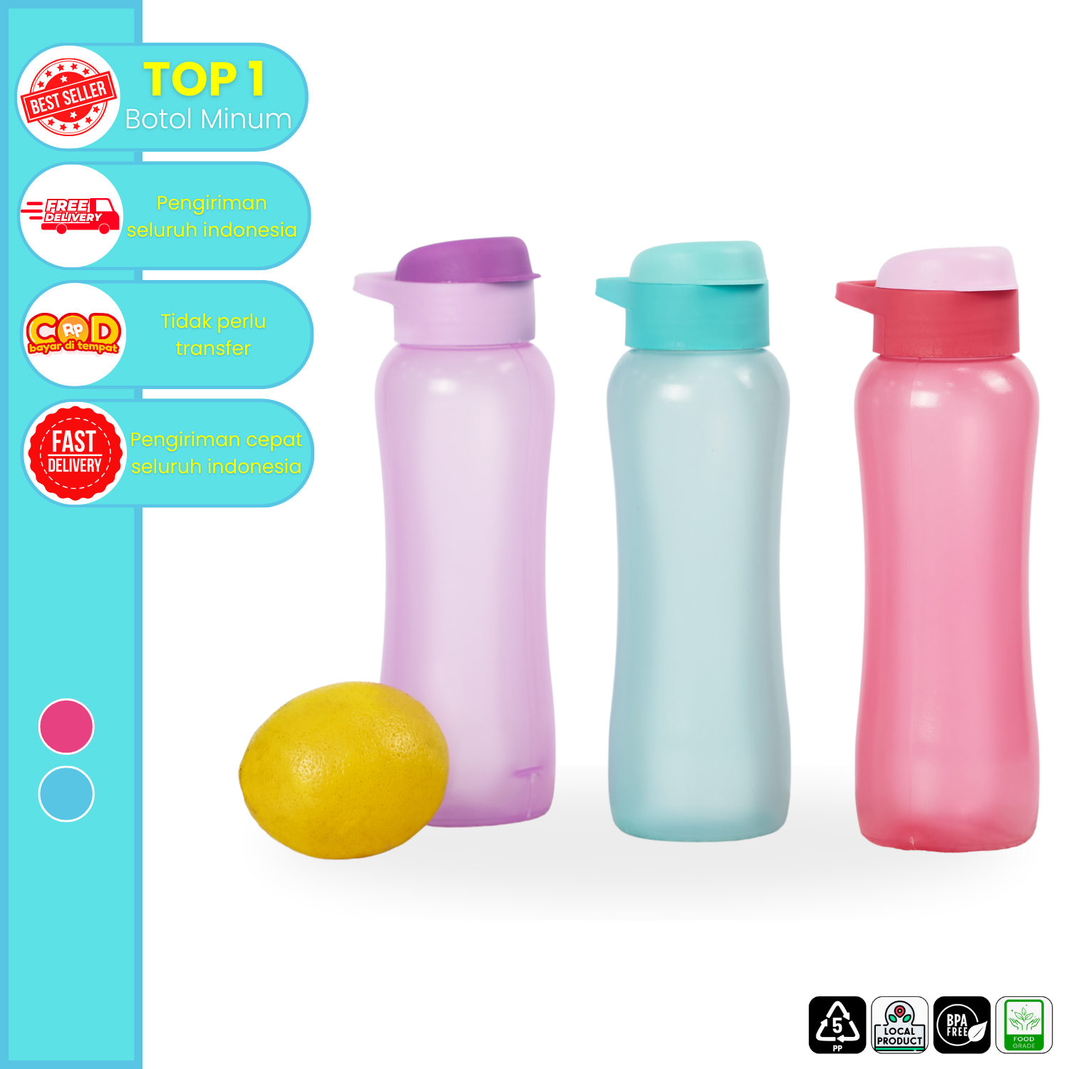 CPM Bottle Evelyn set of 1/Botol Minum