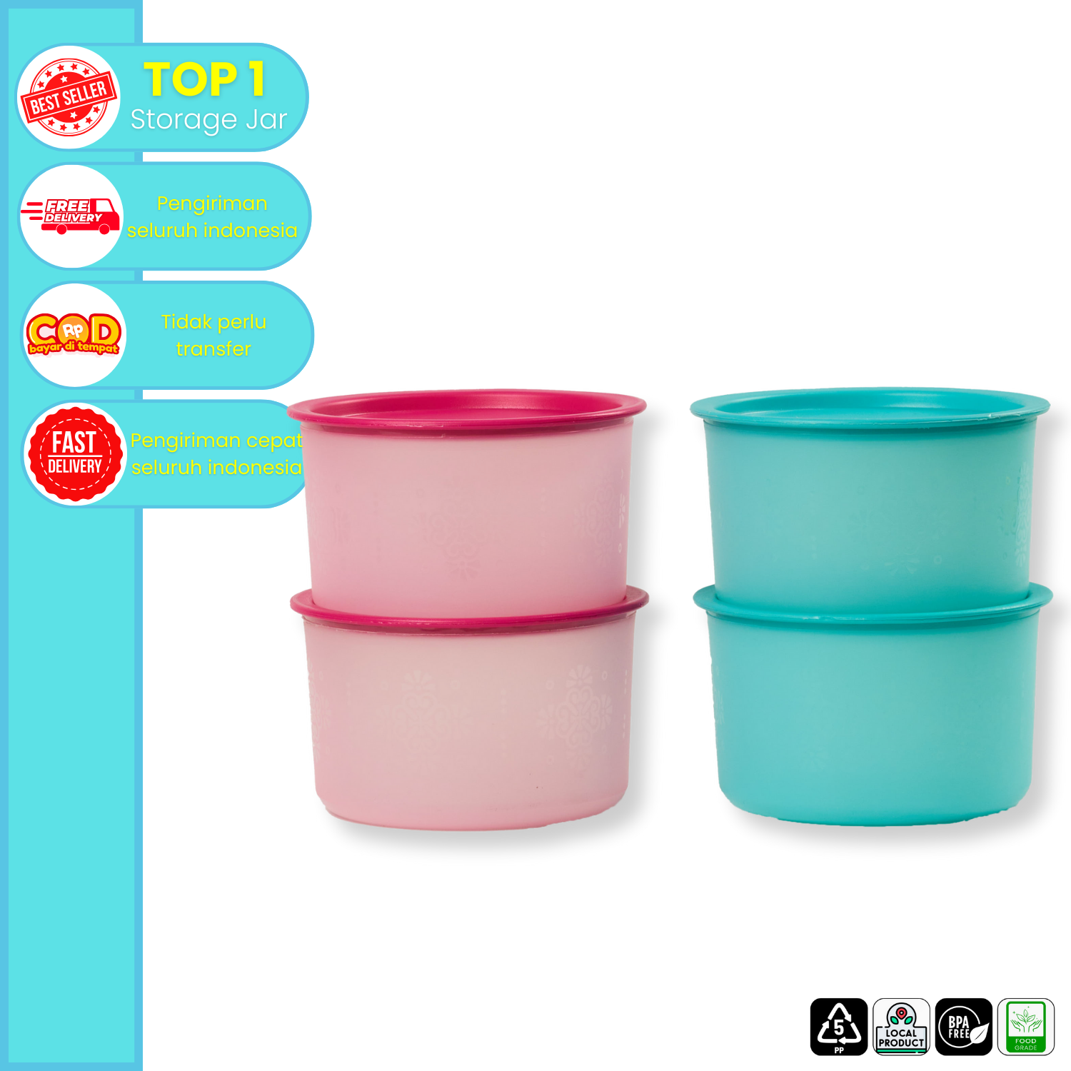 CPM Fun Color Savina S Four Blue 2 pink 2 Set Of 4 Pcs