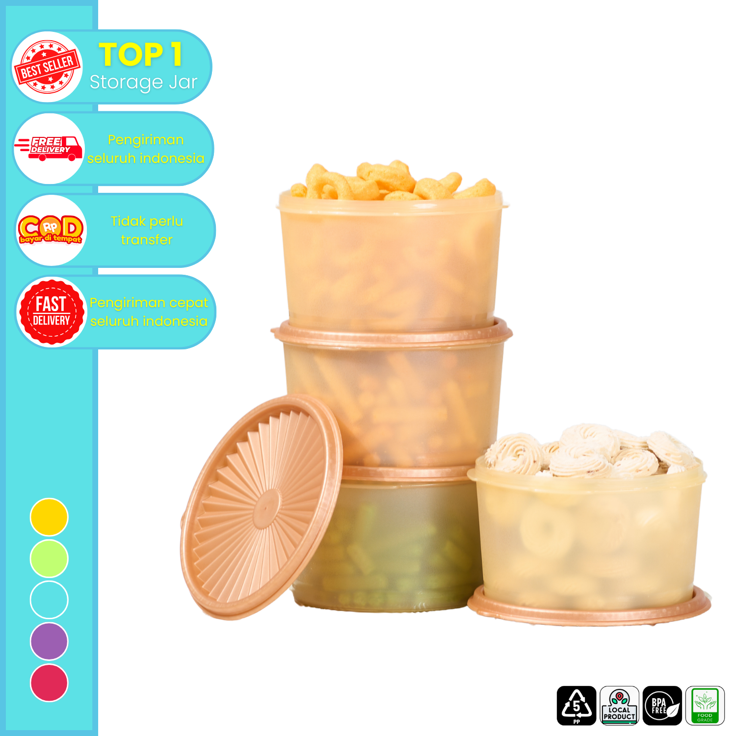 CPM Toples Claryn S Set Of 4 Pcs
