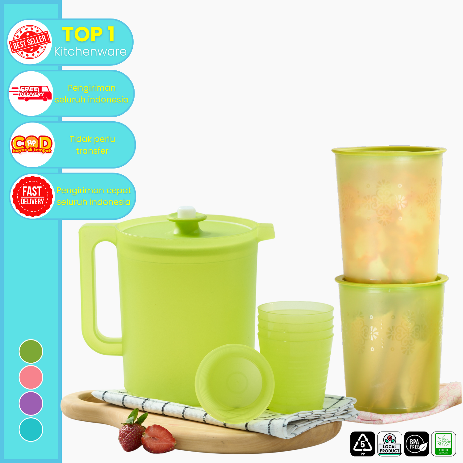 CPM Savina Yeppo Teko & Toples Savina M2 Set of 8 Pcs