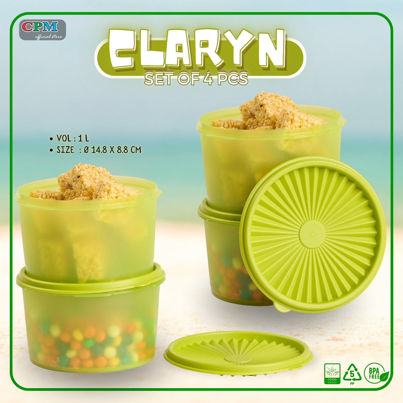 CPM Toples Claryn S Set Of 4 Pcs