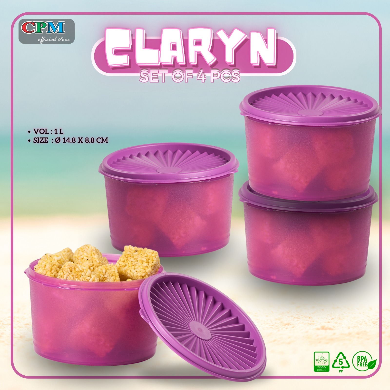 CPM Toples Claryn S Set Of 4 Pcs