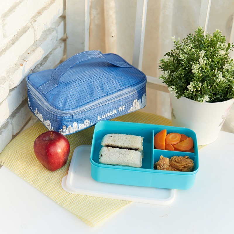 CPM Lunch Fit Square Deluxe With Bag/Tas Bekal Makan Simpel