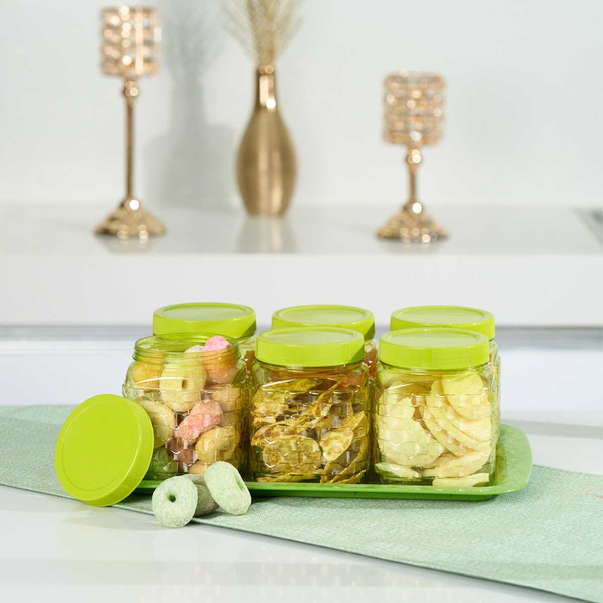 CPM Toples Araya Set Of 6 In 1 Free Nampan Hijau 