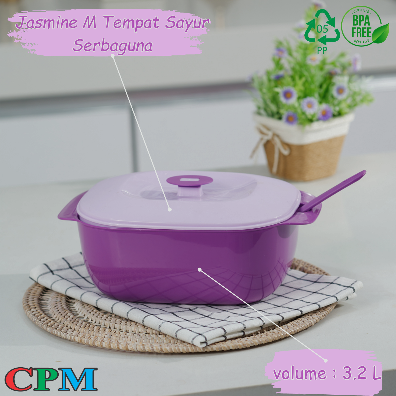 CPM Jasmine Serving Set M with Ladle
