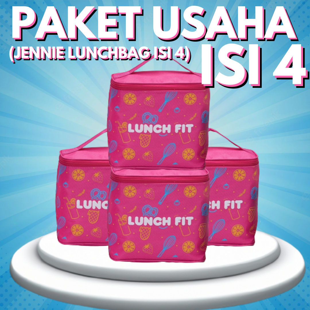 CPM Paket Usaha Jennie Lunch Bag Set Of 5 Pcs Dapat 4 Set