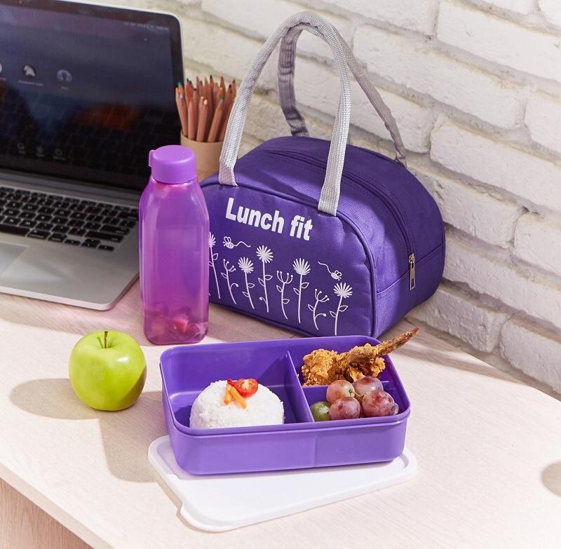 CPM Lunch Bag Flowery Set Of 3 Pcs 