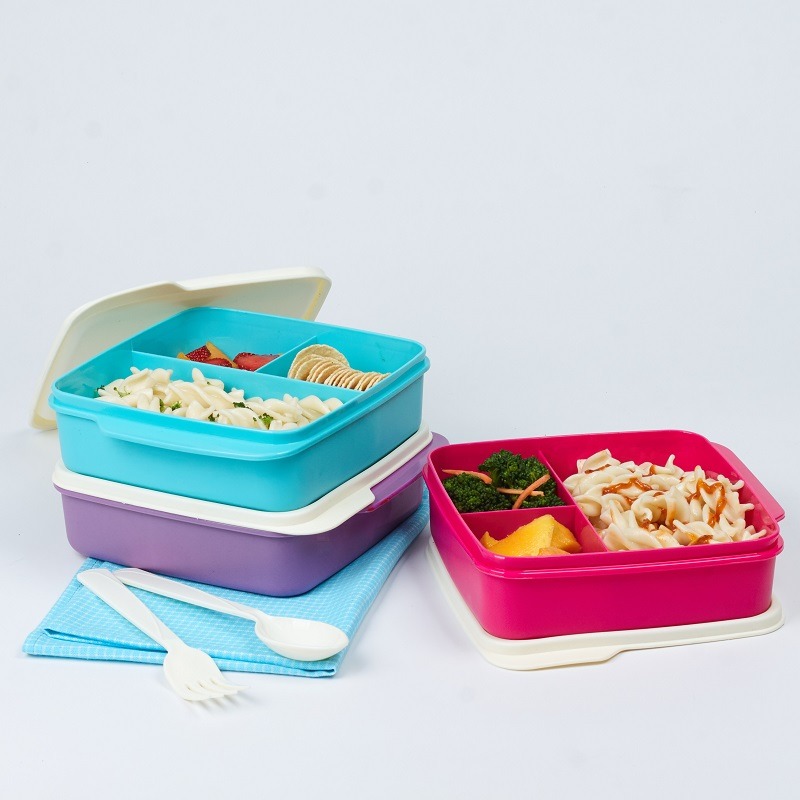 CPM Shuga Lunch Box Mix Colour With sendok garpu