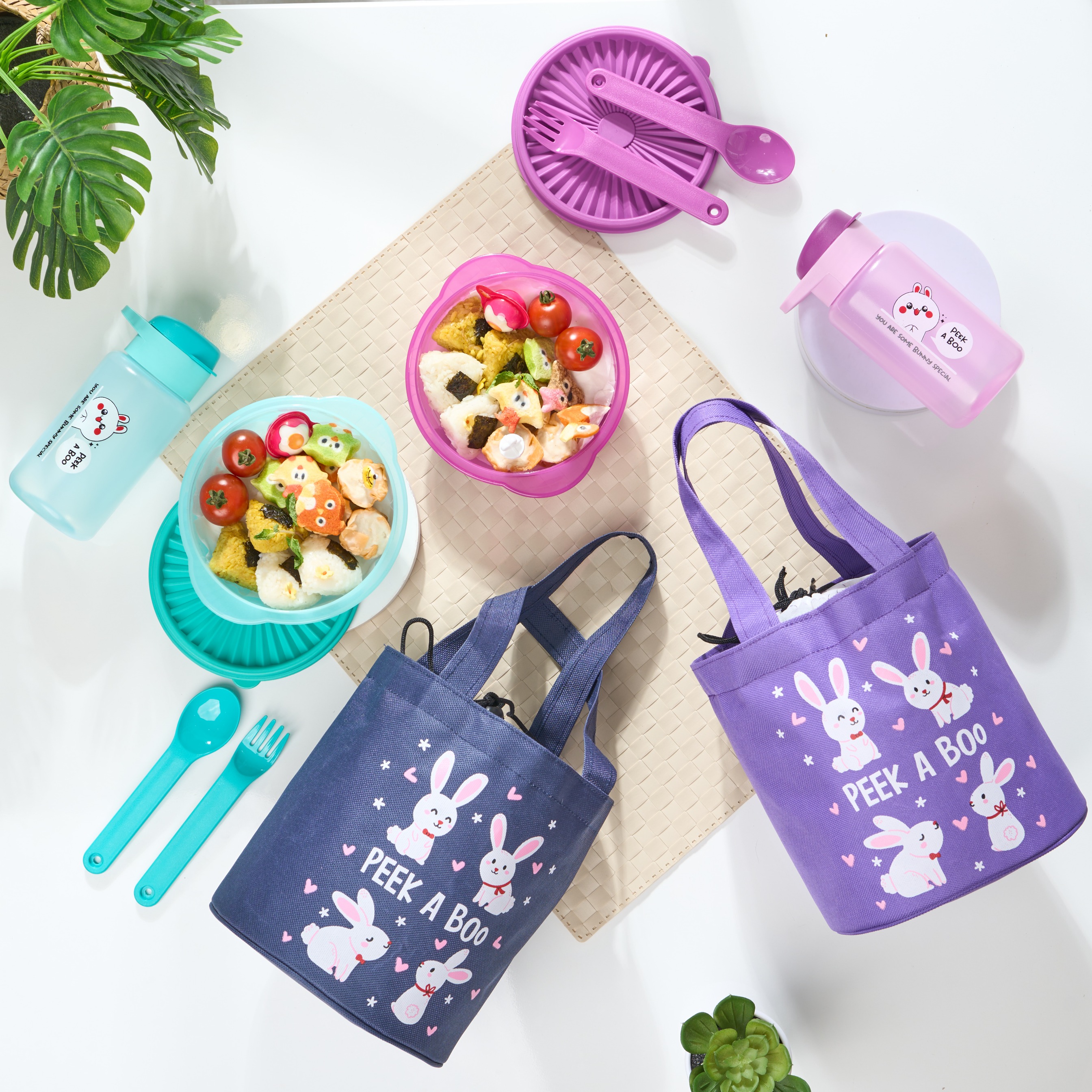 CPM Anya Lunch Bag Set Of 4 Pcs / Tas Bekal Set