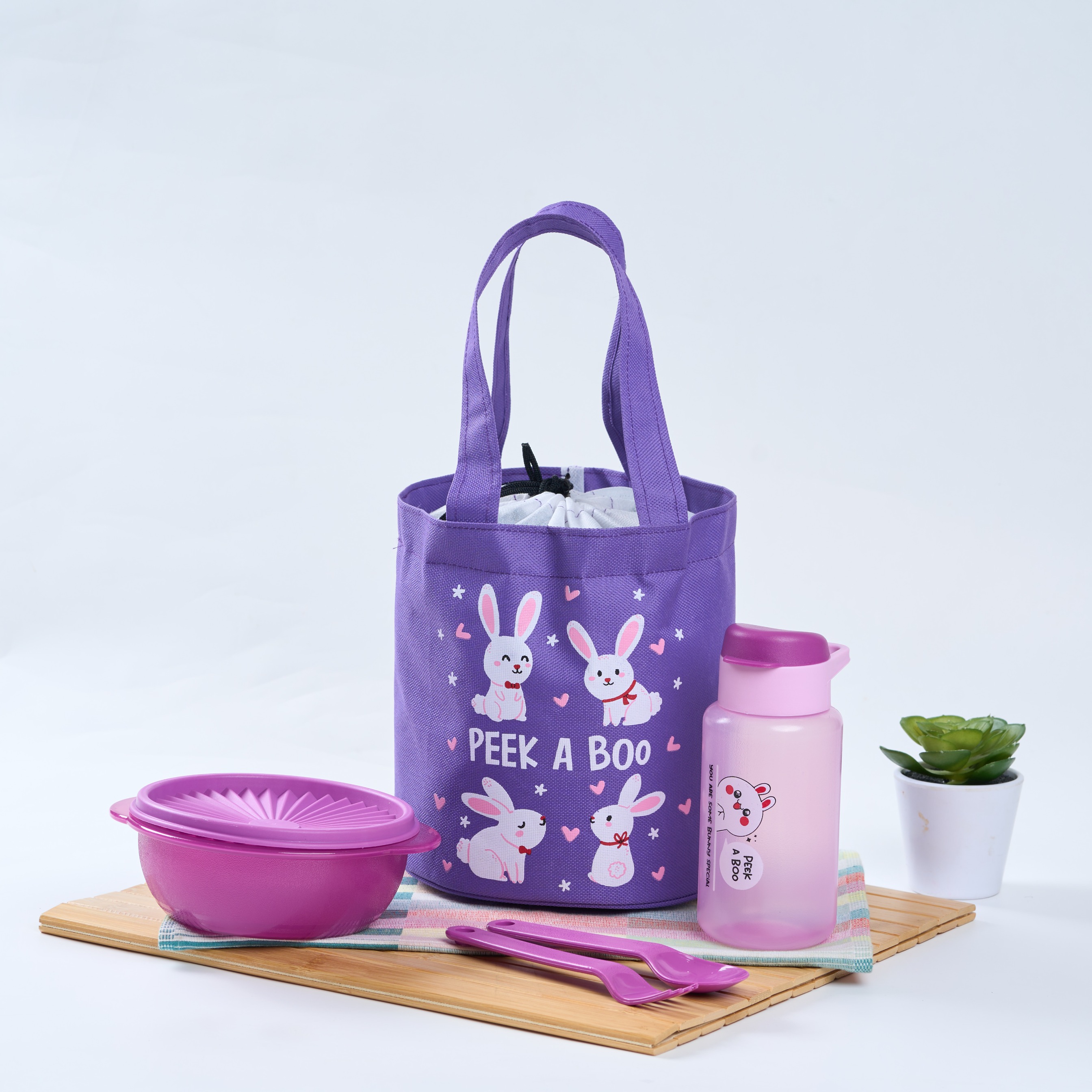 CPM Anya Lunch Bag Set Of 4 Pcs / Tas Bekal Set
