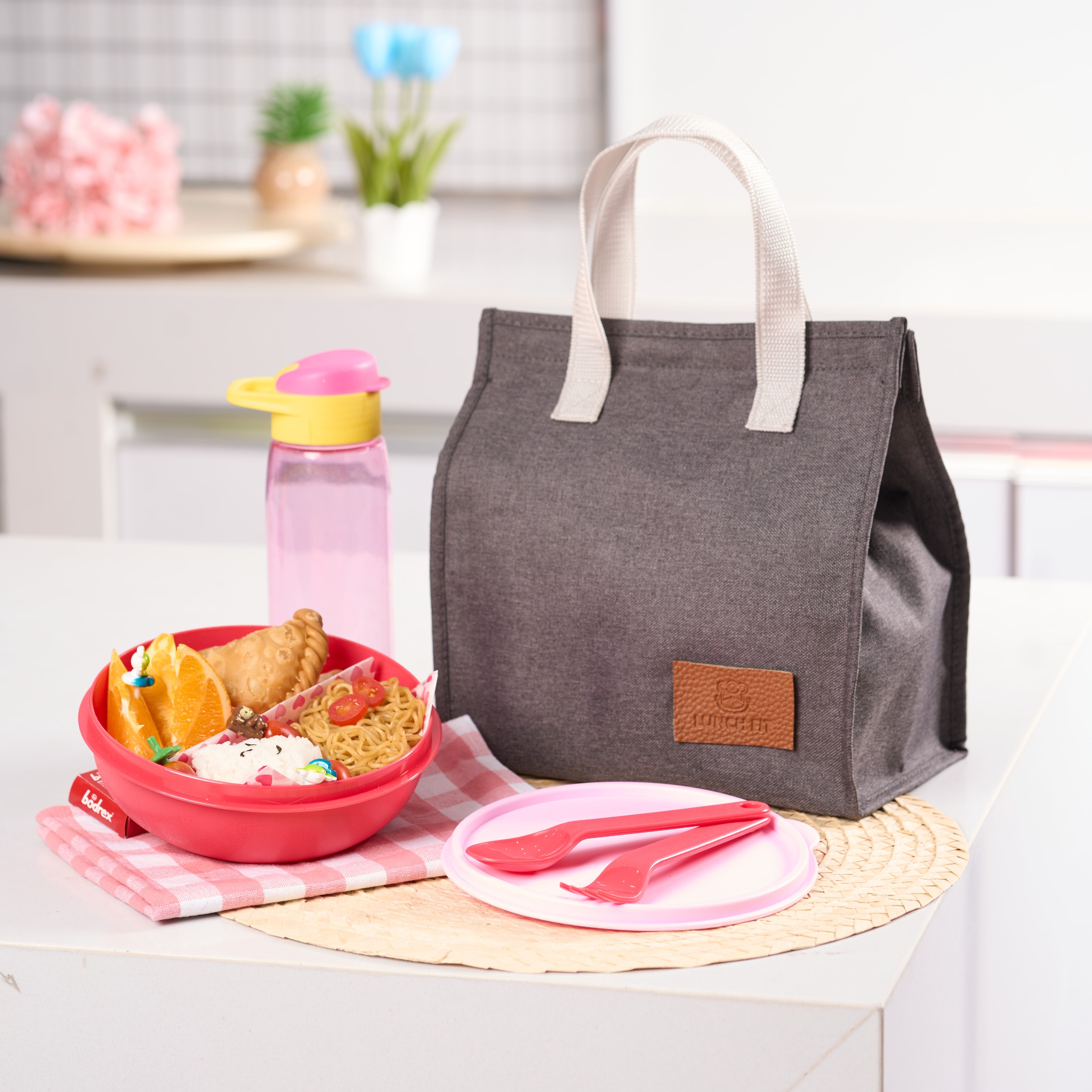CPM Tas bekal naoki set of 4 pcs /tas bekal makan set