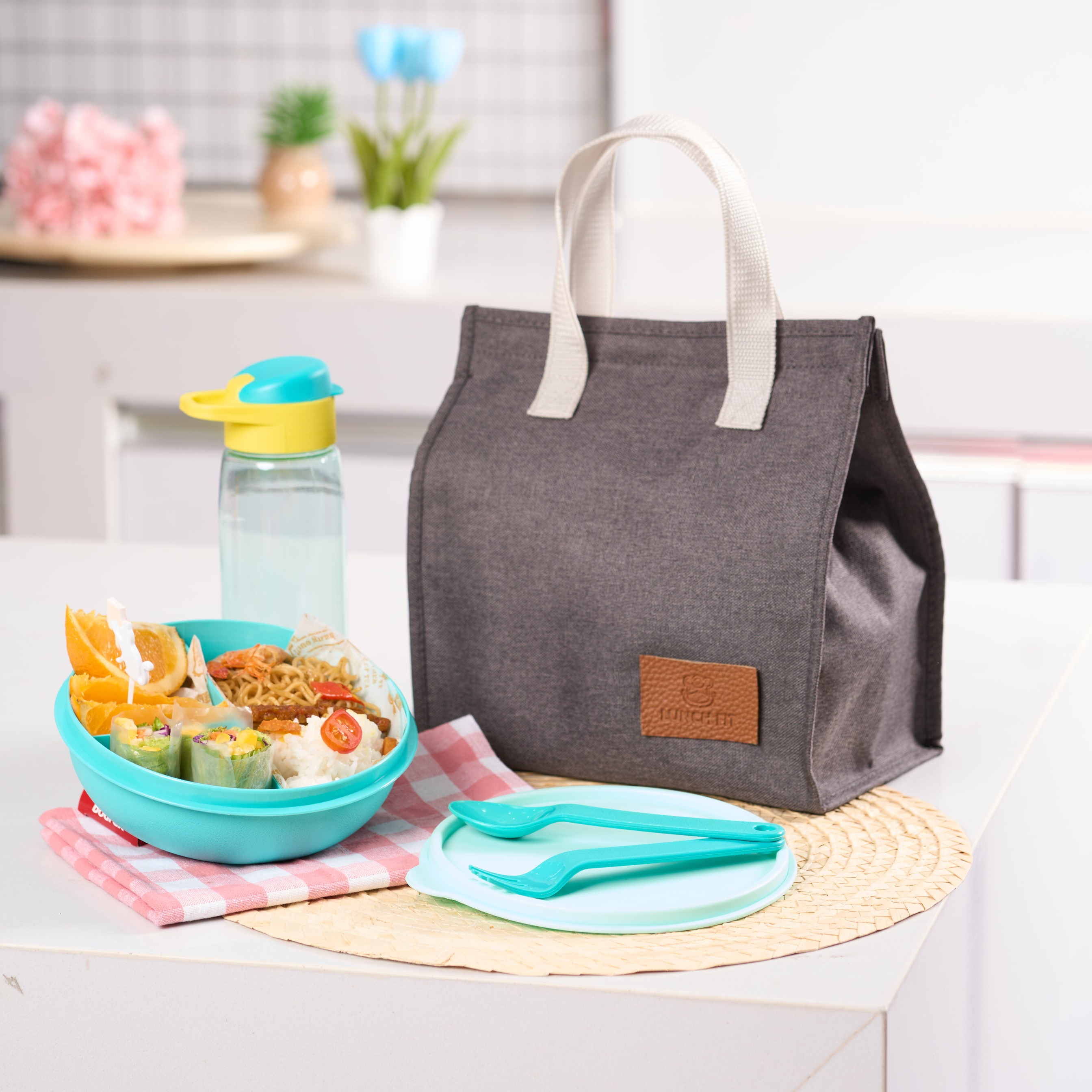 CPM Tas bekal naoki set of 4 pcs /tas bekal makan set
