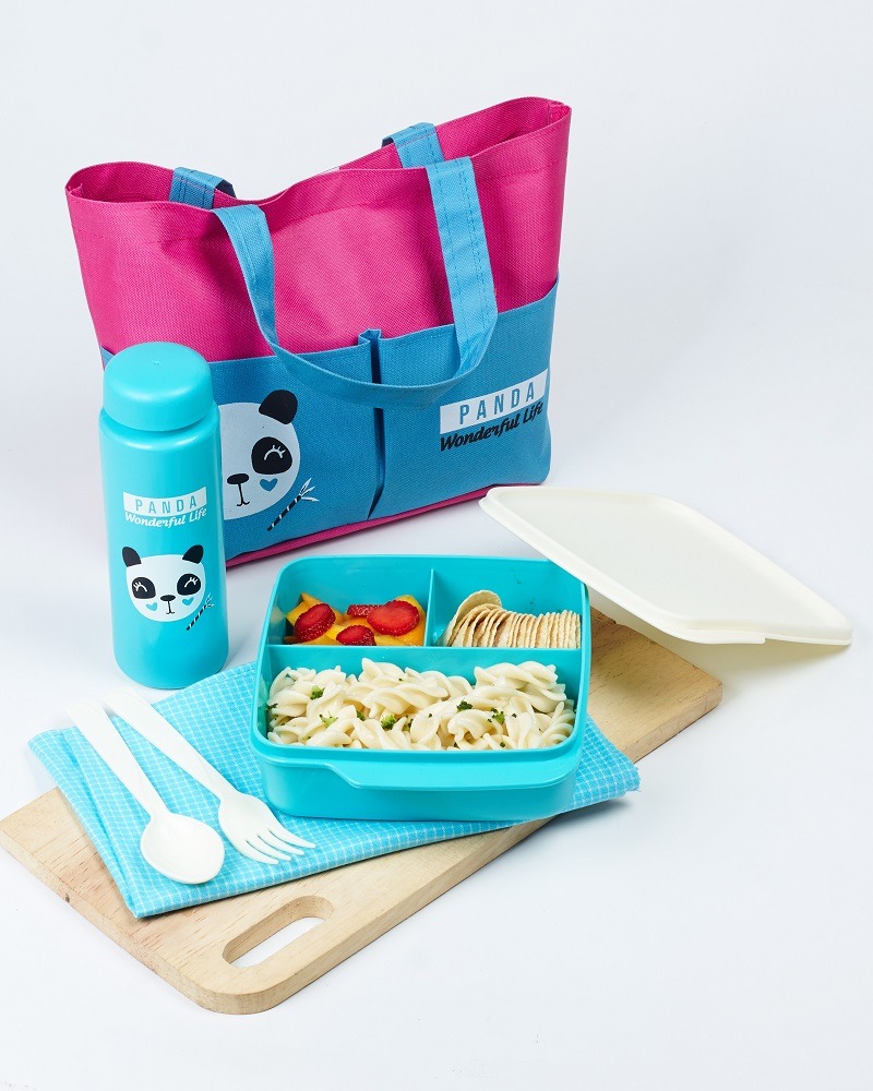 CPM Shuga Lunch Bag set of 4 pcs/ Kotak makan set dengan tas bekal