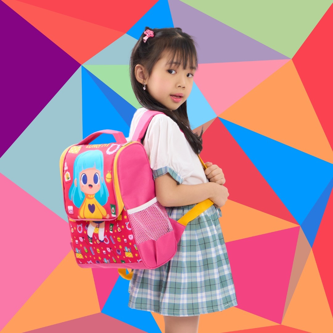 CPM Backpack Astro Set Of 4 Pcs/Girlies Backpack Pink set of 4 / tas backpack cewe cowok